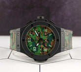 Hublot 44mm Big Bang Commando Jungle Camouflage Rubber Strap Watch 301.C1.8610NR